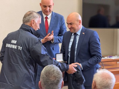 Prijem povodom 35. obljetnice osnutka Hrvatske ratne mornarice