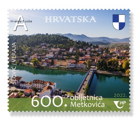 Panorama Metkovića na novoj prigodnoj poštanskoj marki