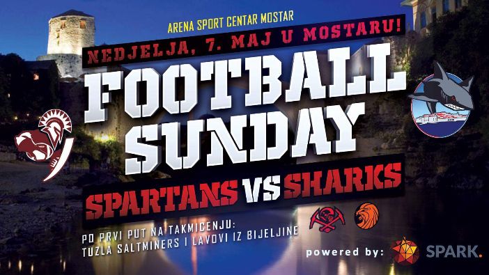 Football klub Dubrovnik Sharks sudjeluje u pisanju povijesti američkog nogometa u BIH
