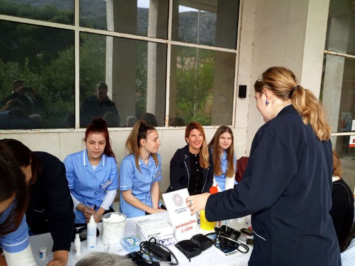 Preventivna akcija pred Domom zdravlja